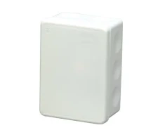 Solar Plus Membraninė dėžutė IP55 101x73x46 mm su 9 vnt. 20 mm įvadų, pagaminta iš halogenų neturinčio polipropileno, balta.