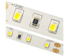 Solar Plus NETO LED JUOSTELĖ, lanksčios, 12VDC 4,8W 550LM/M 3000K IP20 RA80 10x5000mm. su maitinimo šaltiniu.