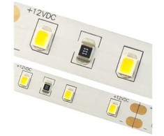 Solar Plus NETO LED JUOSTELĖ, lanksčios, 12VDC 4,8W 550LM/M 3000K IP20 RA80 10x5000mm. su maitinimo šaltiniu.