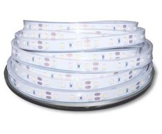 Solar Plus NETO LED JUOSTELĖ, LANKSTI, 12VDC 4,8W 550LM/M 3000K IP67 RA80 10x5000mm. Įskaitant maitinimo šaltinį.