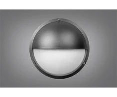 Sieninis šviestuvas Solar Plus Ocus Halvskærm 12W LED 6W-12W, 3000-3500-4000K, RAL7024 - PROFESSIONEL
