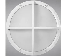 Solar Plus „Ocus II Cross“ 1xE27 baltas šviestuvas - Ø265 mm. - PROFESIONALUS