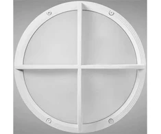 Solar Plus „Ocus II Cross“ 1xE27 baltas šviestuvas - Ø265 mm. - PROFESIONALUS