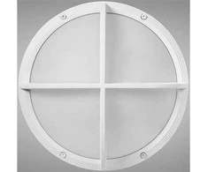 Solar Plus „Ocus II Cross“ 1xE27 baltas šviestuvas - Ø265 mm. - PROFESIONALUS