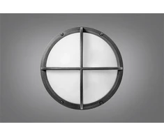 Sieninis šviestuvas Solar Plus Ocus Kryds 12W LED 6W-12W, 3000-3500-4000K, Mikrobølge Sensor, RAL7024 - PROFESSIONEL