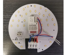 Solar Plus Ocus PCB pusinė plokštė / slankikliai / kryžminis įjungimo/išjungimo, CCT, su mikrobangų jutikliu, 4 polių gnybtai