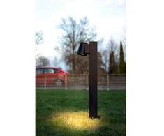 Solar Plus Pullert Cone G2 stulpelis GU10 Juodas, IP65, IK06. Maks. 10W LED.