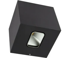 Solar Plus Sieninis šviestuvas „Cube I G2“ antracito spalvos, 3000K, 155 lm, 60° spindulio kampas. Integruotas fazės pritemdymo valdiklis. 4 W, IP65, IK10.