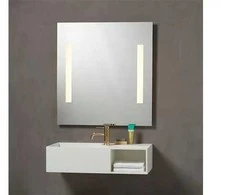 Solar Plus Veidrodis GODHAVN LED 15W/830 vonios veidrodis su 2 apšvietimo zonomis 800X850X34,5mm