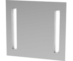 Loevschall As Veidrodis GODHAVN LED 15W/830 vonios kambario veidrodis su 2 šviesos laukais 600X650X34,5mm