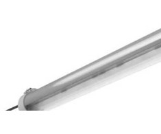 Solar Plus STRONGERTUBE G2 ZB 43W 6500LM 4000K IK10, IP66/69 Akrilinis korpusas, tiekiamas su 3 m laidu ir nerūdijančio plieno tvirtinimo elementais.