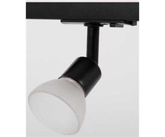 Solar Plus „Vento Blow Glass“ prožektorius su GU10 ir 1 fazės adapteriu, juodos spalvos