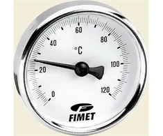 Solar Plus WATTS termometras TB-63, ½ x 50mm, viršutinė jungtis, Ø66x45mm, 0-120°C.