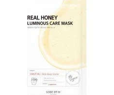SOME BY MI Brightening Mask Real Honey - maitinanti ir skaistinanti lakštinė kaukė su medaus ekstraktu, 20 g