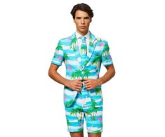 Vasarinis OppoSuit Flaminguy kostiumas