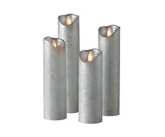 „Sompex“ „Sompex Shine“ LED žvakės kalėdinei dekoracijai, 4 vnt. rinkinys, nuotolinio valdymo pultas, laikmačio funkcija, kelios LED lemputės