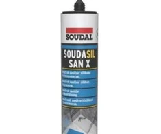 Soudal Soudasil San X higieninis silikonas Transparent 300 ml