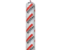 „SOUDAL Vapourseal“ yra paruošti naudoti plastoelastiniai vienkomponenčiai sandarinimo klijai / folijos klijai, 600 ml maišelis.