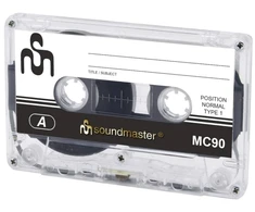 Soundmaster garso kasetė MC90 / 90 min. / 5 vnt. pakuotė