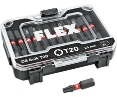 Flex Accessories 25 dalių smūginių antgalių rinkinys FLEX DB T20