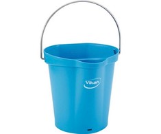 Maisto kibirėlis, Vikan, 6 l, mėlynas, PP/nerūdijantis plienas, su pylimo snapeliu