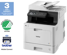 Spausdintuvas Brother DCP-L8410CDW, lazerinis, Spalvotas spausdinimas, 2400 x 600 DPI, A4, Direct spausdinimas, Juodas, Baltas