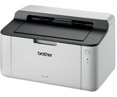 Brother HL-1110 - Spausdintuvas - nespalvotas - lazerinis - A4/Legal - 2400 x 600 dpi - iki 20 puslapių/min. - Talpa: 150 lapų - USB 2.0 (HL1110G1)