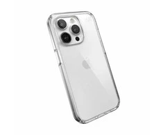 Speck Presidio Perfect-Clear – iPhone 15 Pro dėklas (skaidrus)