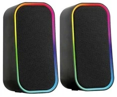 Kompiuterio kolonėlės Speedlink - TOKEN RGB žaidimų stereo garsiakalbis, juodas