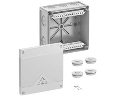 Spelsberg Abox Pro 160-16² Forgreningskasse (I x P x A) 182 x 182 x 90 mm Grå IP66, IP67, IP69 1 stk