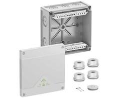 Spelsberg Abox 160-16² Forgreningskasse (I x P x A) 182 x 182 x 90 mm Grå IP55, IP66 1 stk