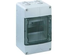 SPELSBERG Grupinė plokštė AKE 05, 5 moduliai, aukštis x plotis x gylis 200 x 125 x 122 mm, IP 55 polistirenas, šviesiai pilka RAL 7035