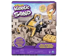 Spin Master Kinetic Sand, „Dig N' Demolish“ žaidimų rinkinys su 1 svaro žaidimų smėliu ir žaisliniu sunkvežimiu, sensoriniai žaislai vaikams nuo 5 metų, vaikų kinetinis smėlis, nuo 5 metų, plastikas, smėlio spalvos