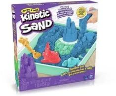Spin Master Kinetic Sand - Smėlio dėžės rinkinys - mėlyna (6067478)