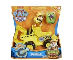 Spin Master Paw Patrol Dino Rescue Rubbles Base Vehicle Toy Vehicle (Geltona/Juodas)
