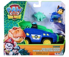 Spin Master Psi Patrol i dinozaury Važiuoklė Dino Rescue Cruiser 15 Cm + figurki Dino Movie