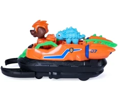 Spin Master Psi Patrol Dino Movie Zuma Poduszkowiec Dino Rescue 17 Cm + Figurki Dino Movie