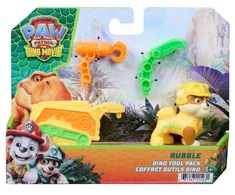 Spin Master Psi Patrol i dinozaury Figūrėlė Rubble su przyczepką ratunkową i akcesoriami Dino Film