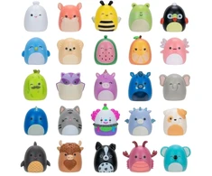 SQUISHMALLOWS SQUISH-A-LONGS kolekcinės figūrėlės, 25 vnt., 2,5 cm