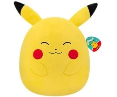 Squishmallows Minkšti saldainiai - 35 cm Pokemon Happy Pikachu (SQPK00067)