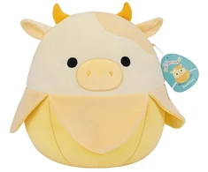SQUISHMALLOWS Pliušinis žaislas - Bananinė karvė, 30 cm