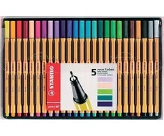 Stabilo „Point 88 Fineliner“ 0,4 mm – dėžutėje su 25 vnt.