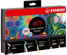 Stabilo – ARTY 50 vnt Asilų pastelė – (204097)