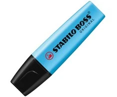 Biuro Reikmenys - STABILO BOSS ORIGINAL TEKSTO ŽYMĖTOJAS Kampinis Antgalis 2-5 mm Mėlynas