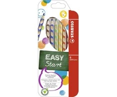 Stabilo EASYcolors, 6 vnt., Mediniai, Įvairiaspalviai, 4,2 mm