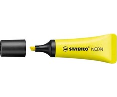 STABILO neoninis žymeklis geltonas - (10 vnt.)