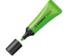 STABILO Neon Overline Pen Žalias - (10 vnt.)