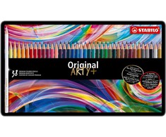 Stabilo - originalūs meniškos kokybės spalvoti pieštukai, 38 vnt. (204206)
