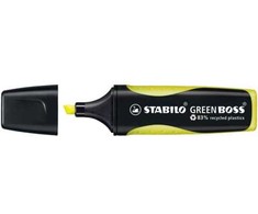Stabilo Stabilo Žalias Boss Gul - 83% genanvendt plast - (10 stk.)