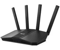 ASUS RT-BE82U BE6500, „Wi-Fi 7“ (802.11be), dviejų dažnių (2,4 GHz / 5 GHz), Ethernet LAN jungtis, juoda, stalo maršrutizatorius